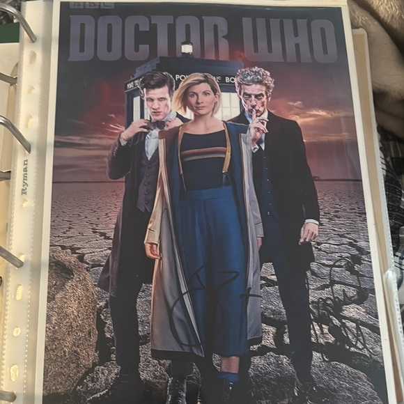 Art | Doctor Who Signed Poster | Poshmark